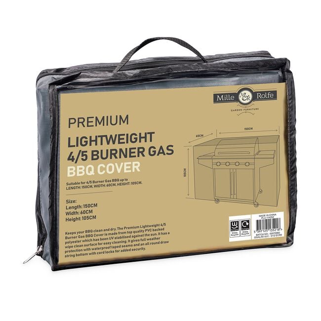 Premium Lightweight 4/5 Burner Gas BBQ Cover