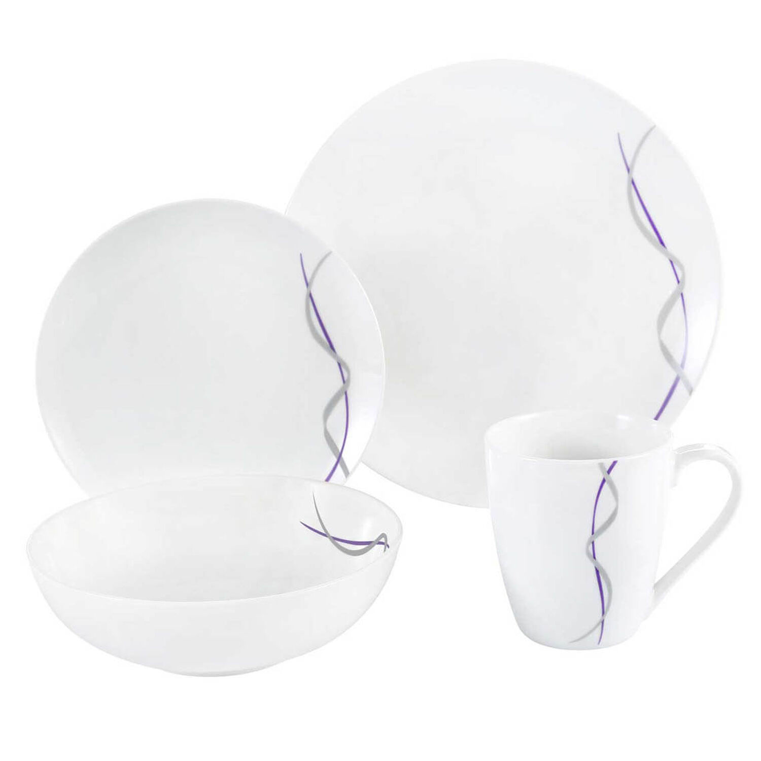 Ribbon 16 Piece Dinner Set Home Store + More