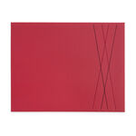 Reversible Diamond Placemats 4 Pack - Black & Red