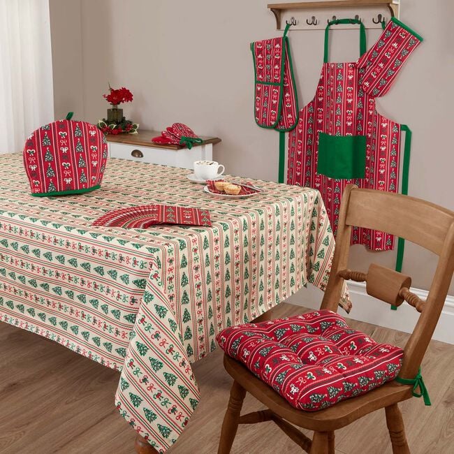 Festive Wrapping PVC Tablecloth 160cm x 230cm