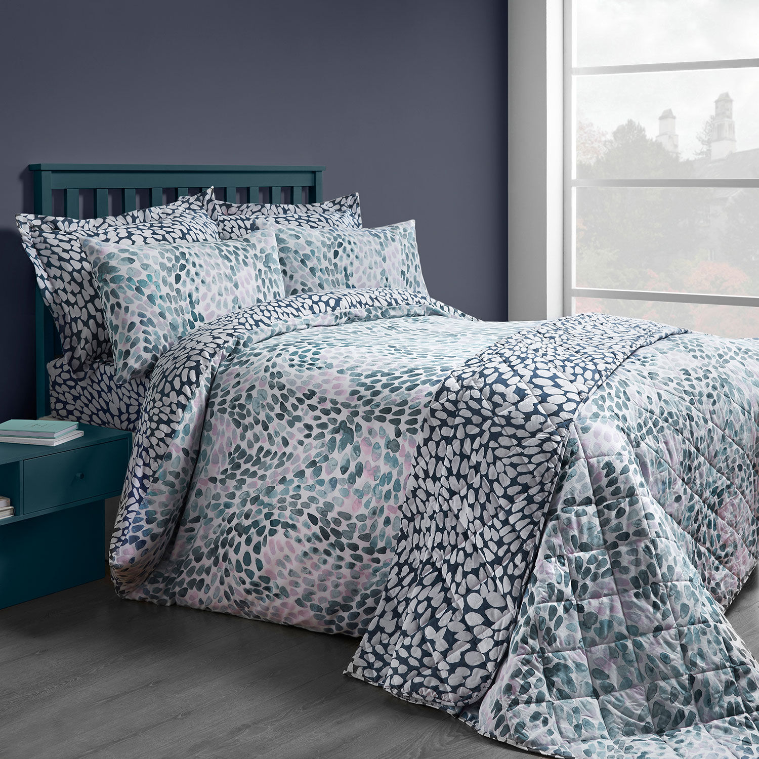 Sites Home Site Sites Home Site, Grey And Teal Super King Bedding