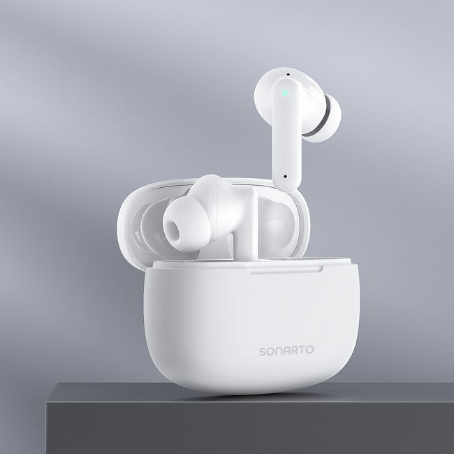 SONARTO TRUE WIRELESS EARBUDS - WHITE