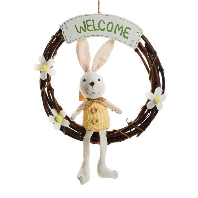 Welcome Easter Wreath