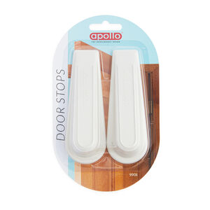 Apollo Rubber Door Stopper Wedges 2 Pack