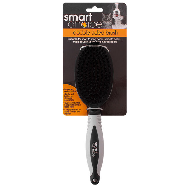 Double Sided Pin & Bristle Grooming Brush