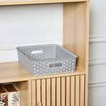 Geometric 6.5L Grey Basket