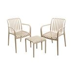 Otranto 3 Piece Bistro Set
