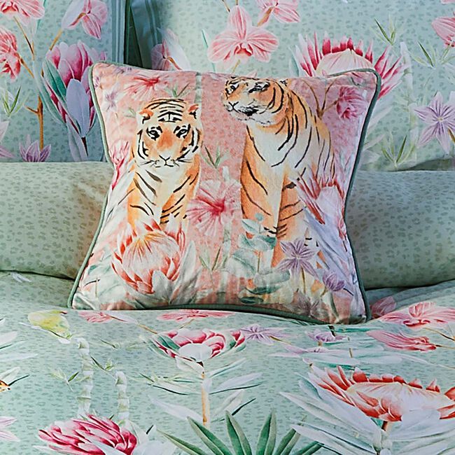 Soiree Tropical Leopard Cushion 43cm x 43cm