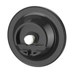 Black Towel Ring with Suction Fix