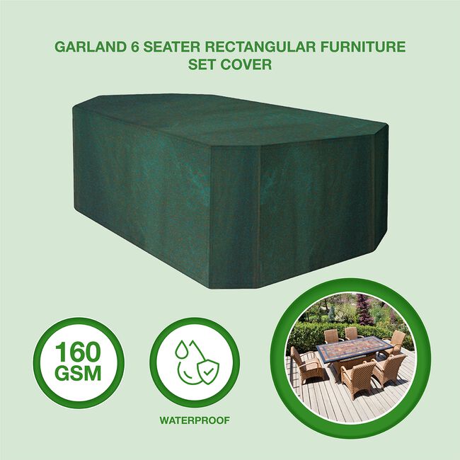Garland 6 Seater Rectangular Furniture Cover Set