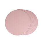 Reversible Round Placemats 4 Pack - Grey & Blush