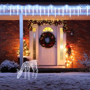 45cm Reindeer Silhouette with Twinkling Lights