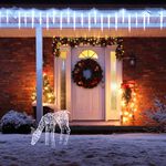 45cm Reindeer Silhouette with Twinkling Lights