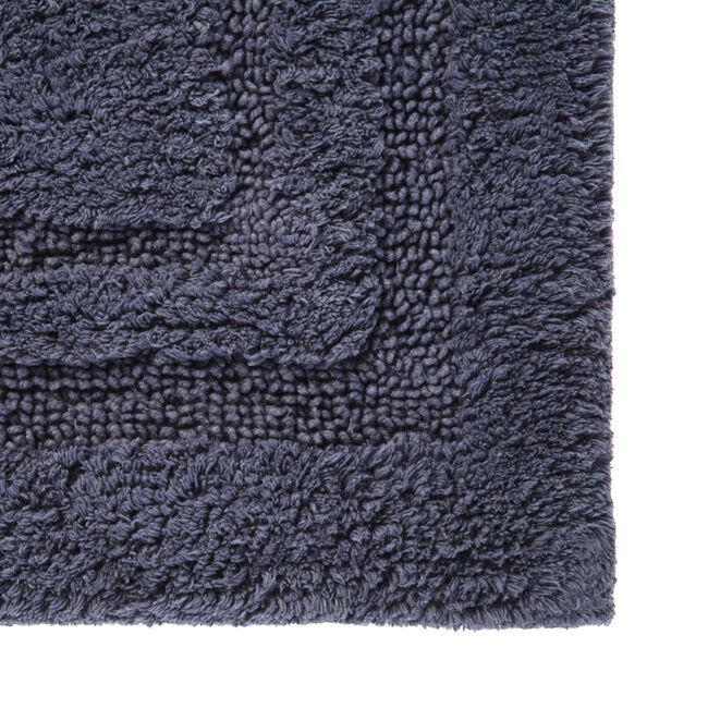 COTTON BORDER BLUE GRANITE 50x50 Pedestal Mat