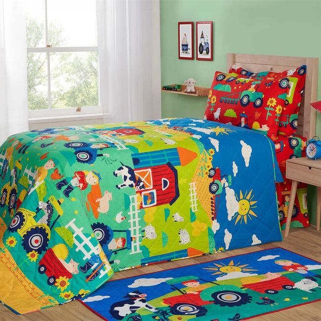Sunny Daze Farm Bedspread 200cm x 220cm