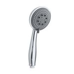 De Vielle 5 Function Jet Shower Head Chrome 25.8cm