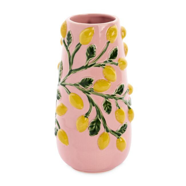 Pink Lemon Ceramic Vase