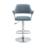 BELMONT Barstool Velvet Stone Blue