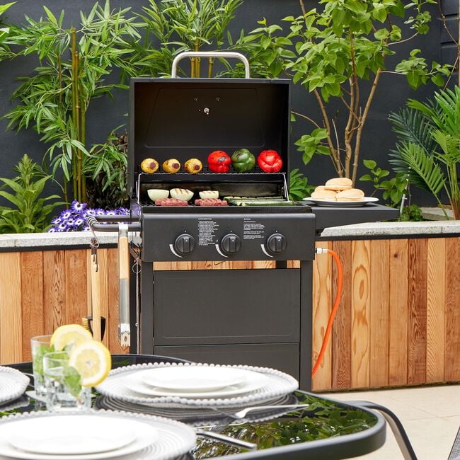 Master Cook Classic 300 3 Burner Gas BBQ