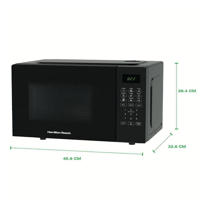 HAMILTON BEACH ESSENTIALS 20L Black Digital Microwave