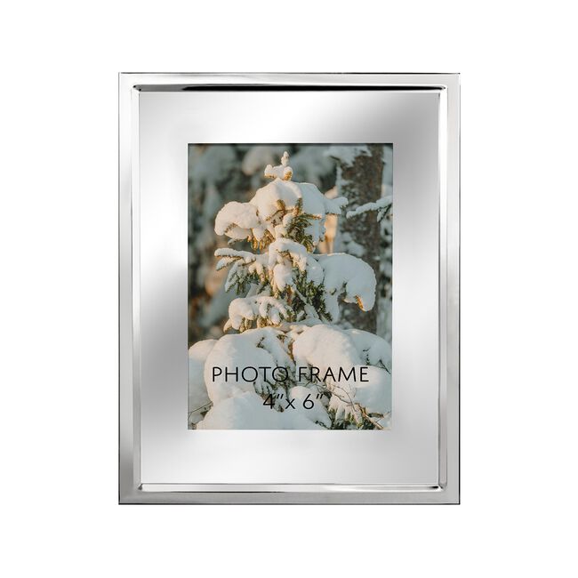 TIMELESS TOUCH 4x6 SILVER PLATED Photo Frame