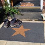 My Mat Inverse Star Coir Door Mat 45cm x 75cm