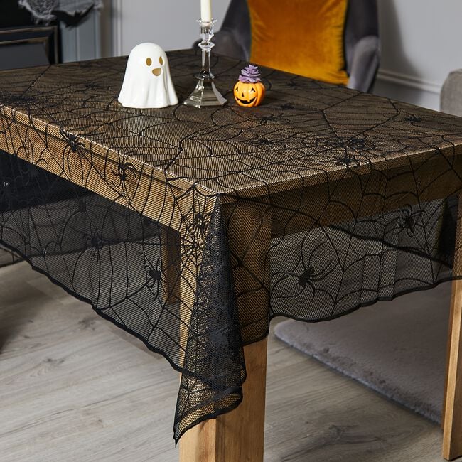 Halloween Cobweb Table Runner