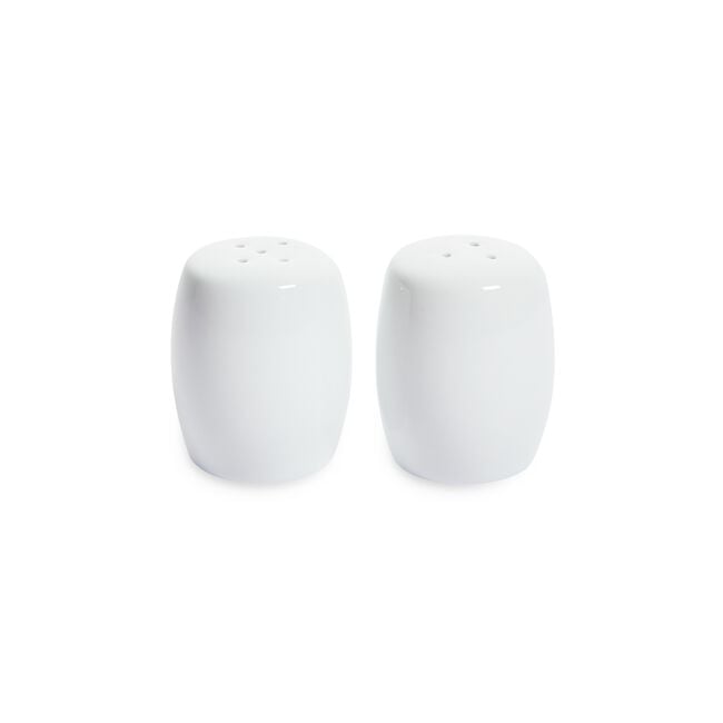 Abney & Croft White Salt & Pepper Pots