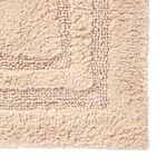 COTTON BORDER SAND 50x80 Bath Mat