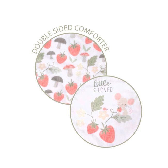 First Steps Garden Tale Teether Strawberry Blanket