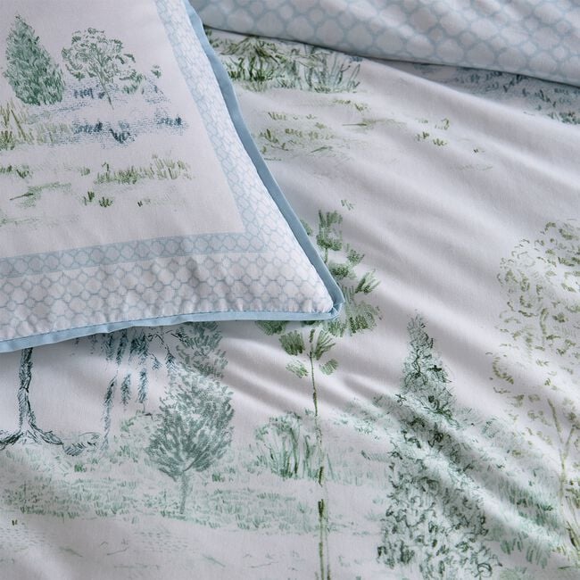 DOUBLE DUVET COVER Willow Tree Scene