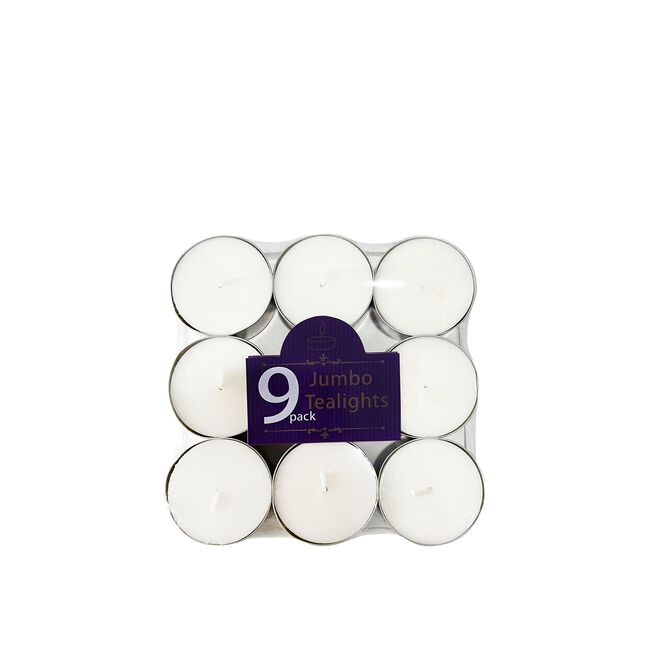 9 Jumbo Tea Lights