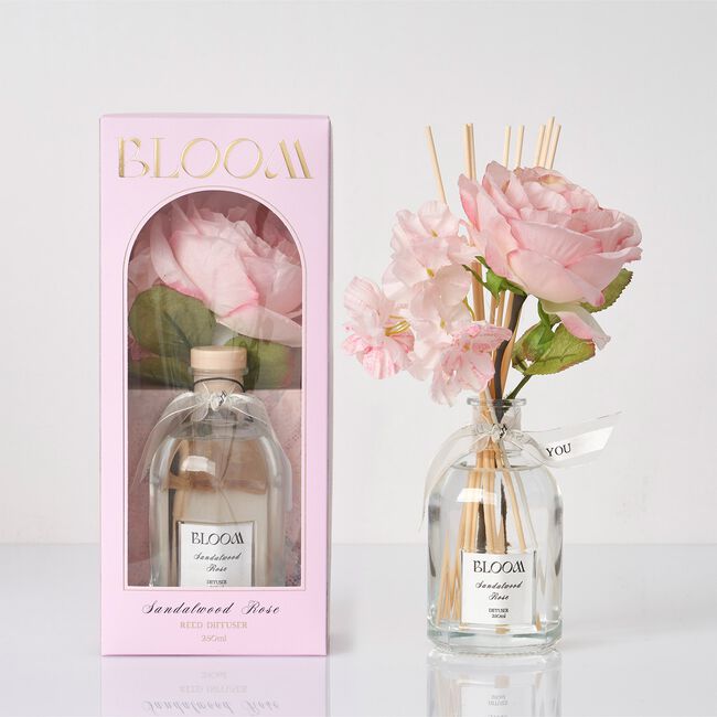 Ambianti Bloom Sandalwood Rose 250ml Reed Diffuser