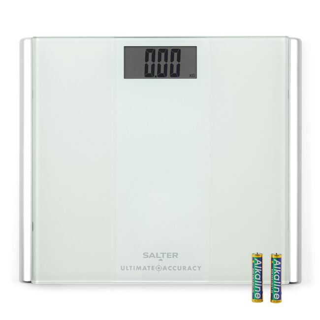 Salter Ultimate Accuracy White Glass Scale