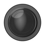 Black Towel Ring with Suction Fix