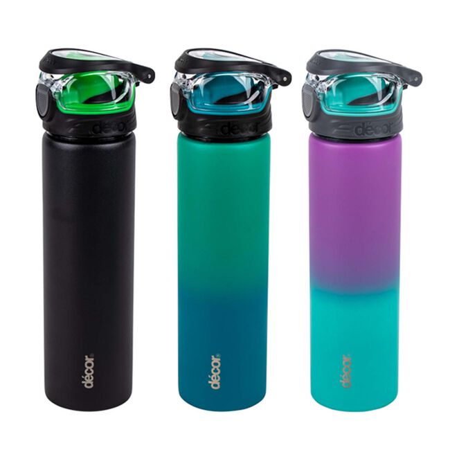 Decor Energy One Touch 780ml S/Steel Water Bottle