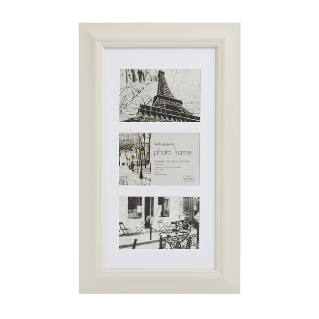 4x6 SIMPLY CREAM Photo Frame