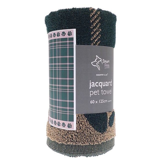 Terry Jacquard Dog Towel