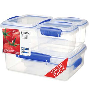 Sistema Klip It Airtight Containers 6 Pack