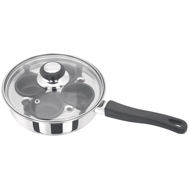 Judge Essentials 16cm Egg Poacher & Frying Pan 