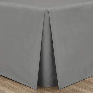 SINGLE PLATFORM VALANCE Luxury Percale Grey 10H