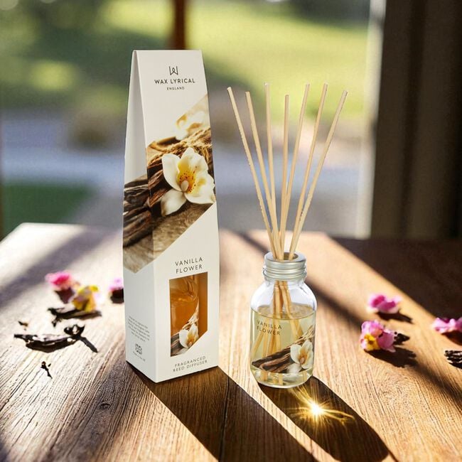 Wax Lyrical Vanilla Flower Reed Diffuser - 100ml