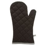 Two Tone Single Oven Glove - Black/Grey