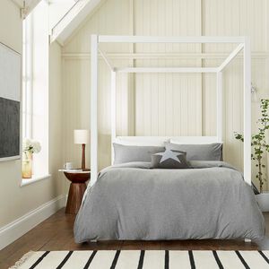 SINGLE DUVET COVER Jersey Grey