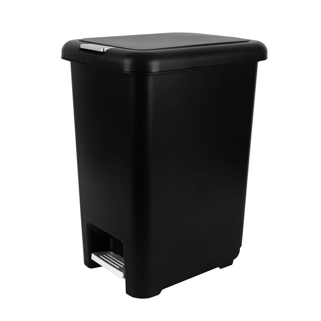 Storage Master 45L Black Pedal Bin