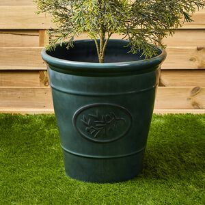 Bella Dark Green Plant Pot