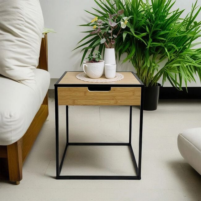 Forma Side Table With Drawer