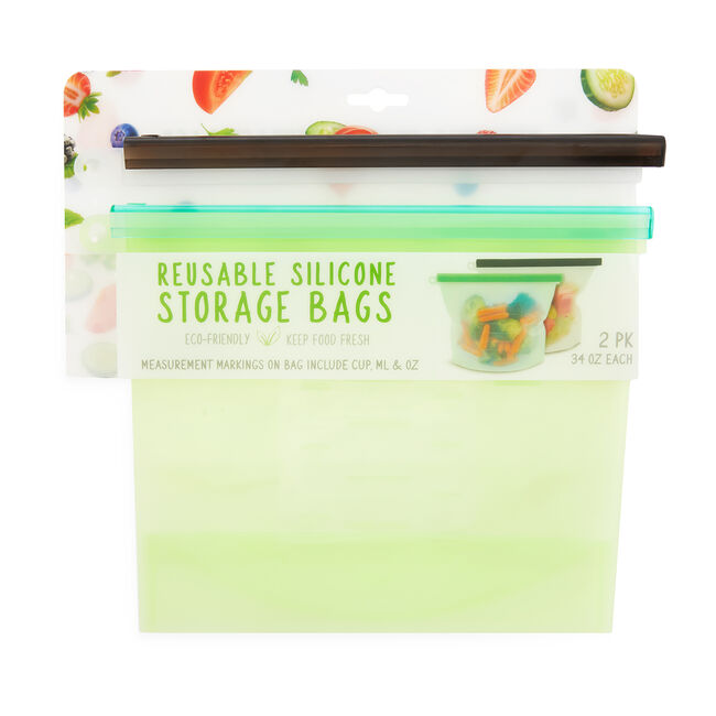 Reusable Silicone Storage Bags 2 Pack
