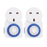24 Hour Plug-in Timer Twin Pack
