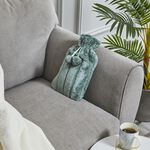 Green Faux Fur Hot Water Bottle 